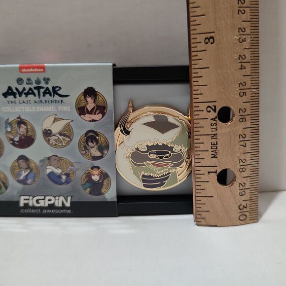 Avatar The Last Airbender Appa Y186 Enamel Pin Hyper Rare Official FigPin Mini - Picture 3 of 4
